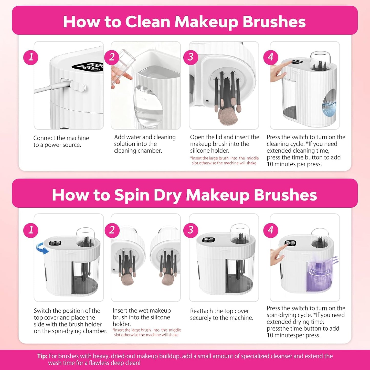 Electric Makeup Brush Cleaner & Dryer
