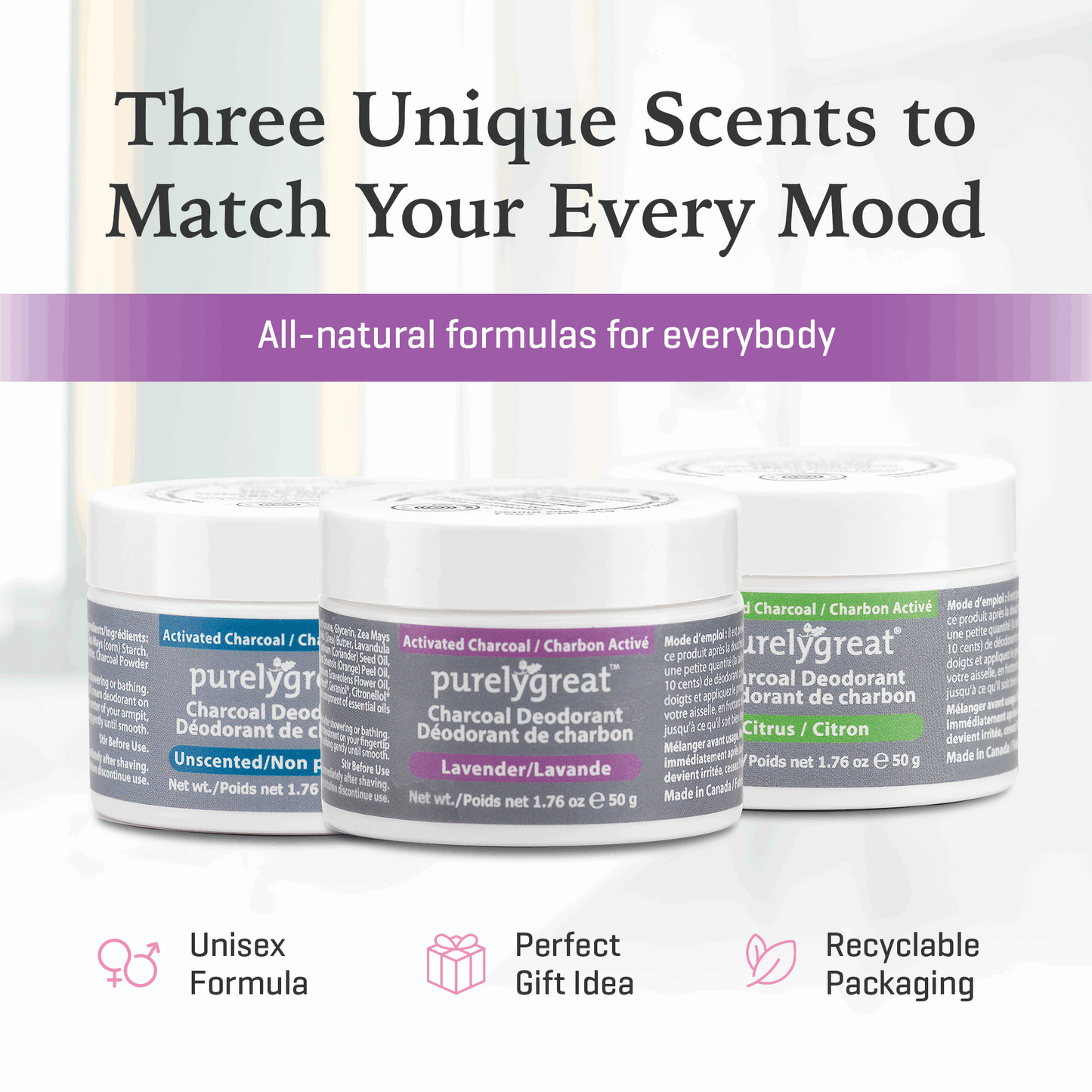 Lavender Charcoal Deodorant