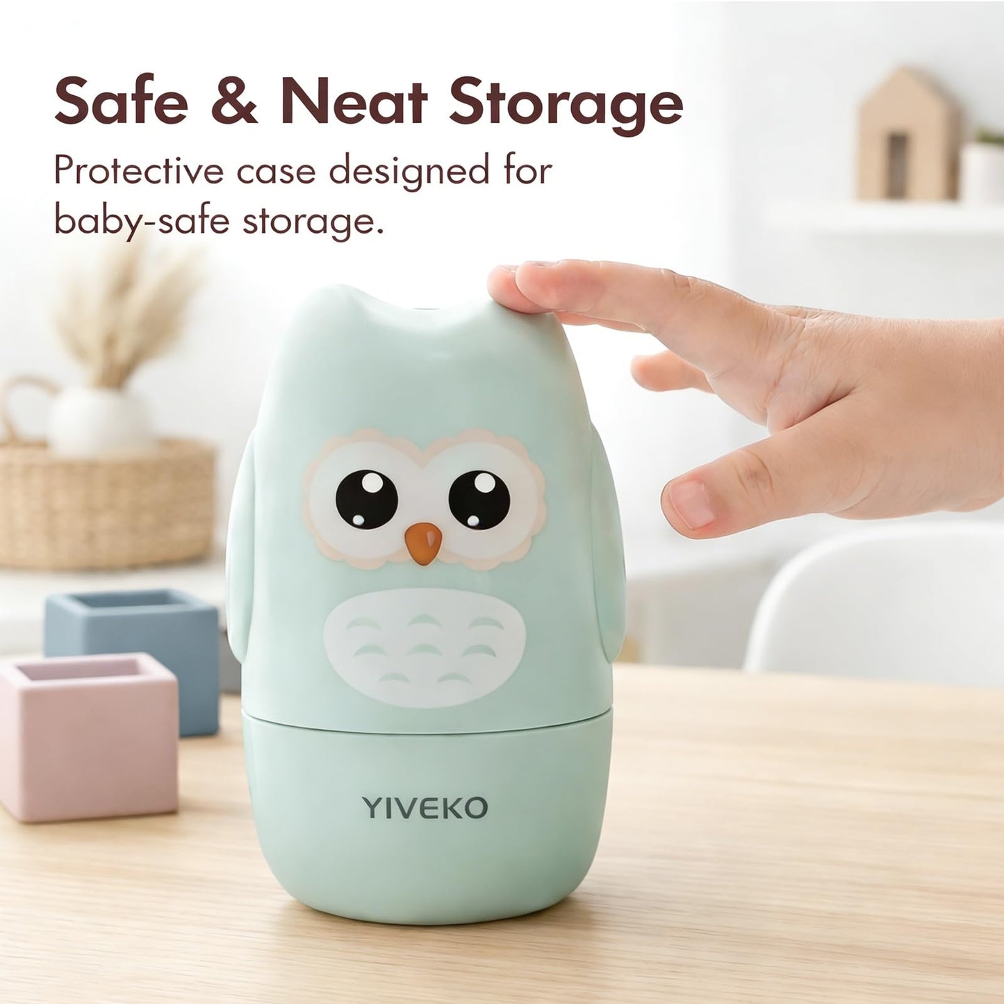 Baby Nail Care Kit 4-in-1 — Owl Green