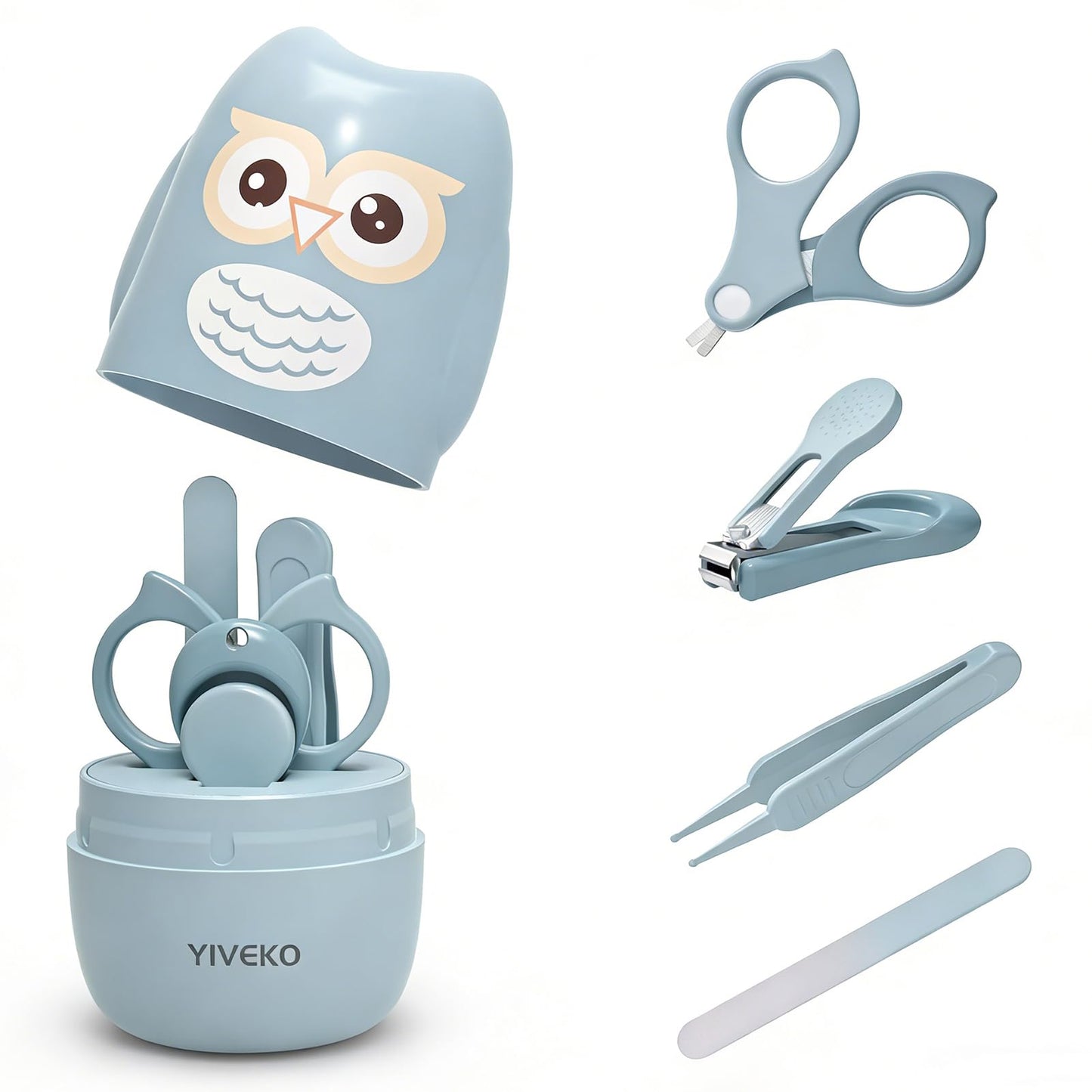 Baby Nail Care Kit 4-in-1 — Owl Green
