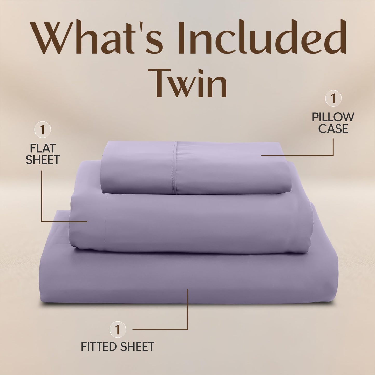 Luxury Cooling Queen Bed Sheets — 4 Piece Set