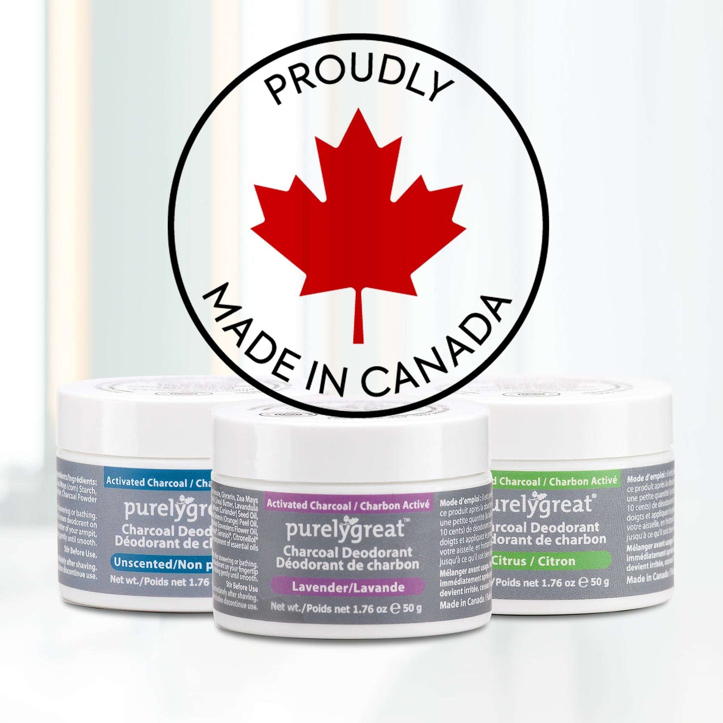 Unscented Charcoal Deodorant