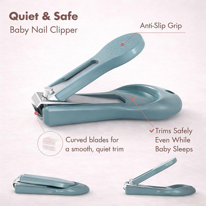 Baby Nail Care Kit 4-in-1 — Owl Green