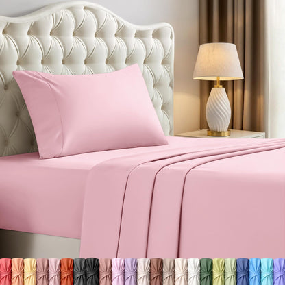 Luxury Cooling Queen Bed Sheets — 4 Piece Set