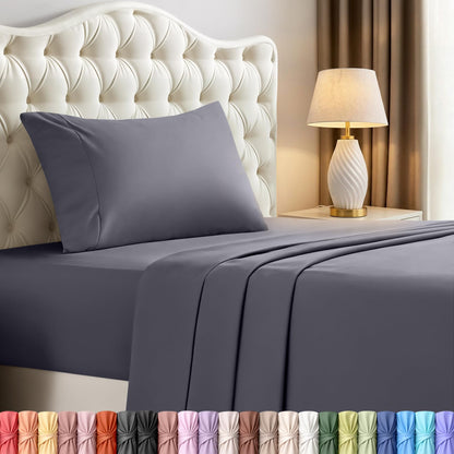 Luxury Cooling Queen Bed Sheets — 4 Piece Set