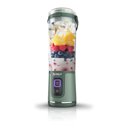 Ninja Blast Portable Blender, Cordless, 18oz. Vessel, Personal Blender for Shakes & Smoothies, BPA Free, Leakproof Lid, USB-C Rechargeable, Red, BC151CRC (Canadian Version)