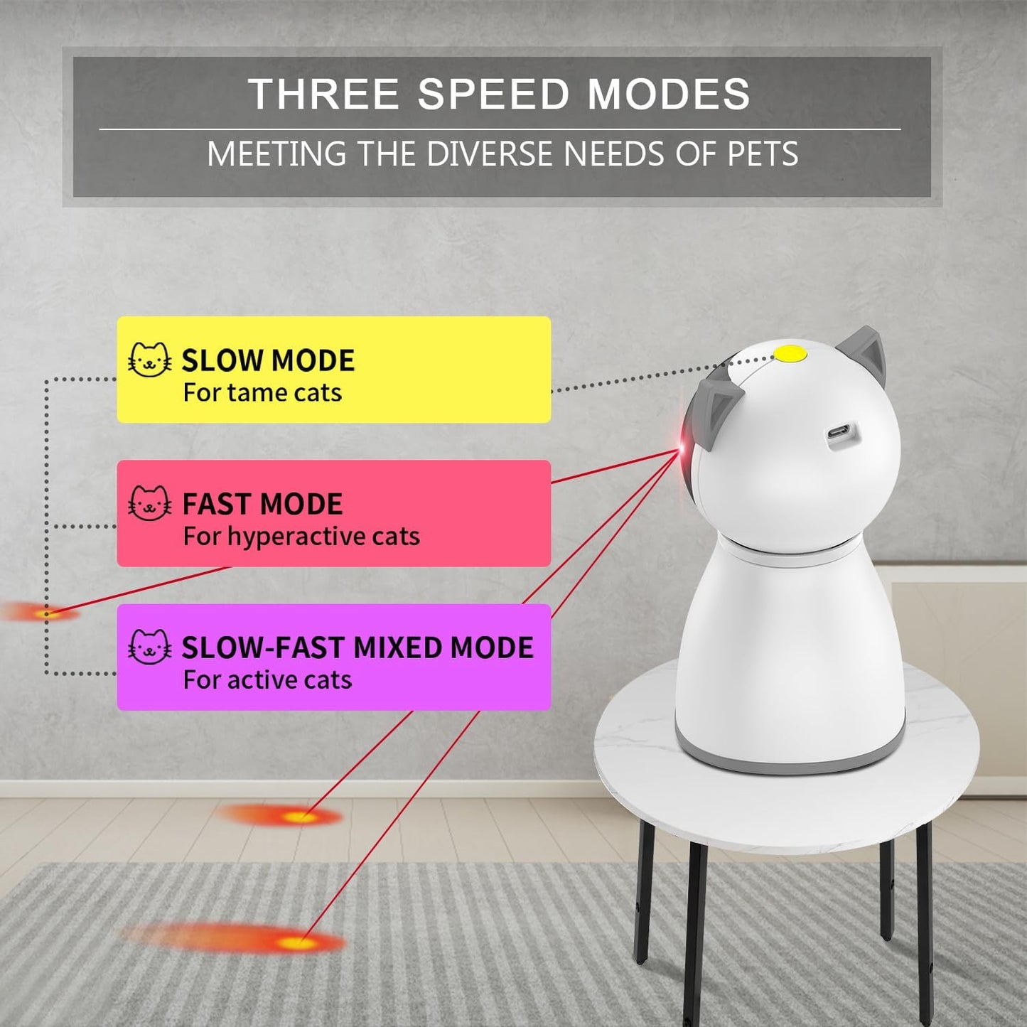 Automatic Interactive Cat Laser Toy