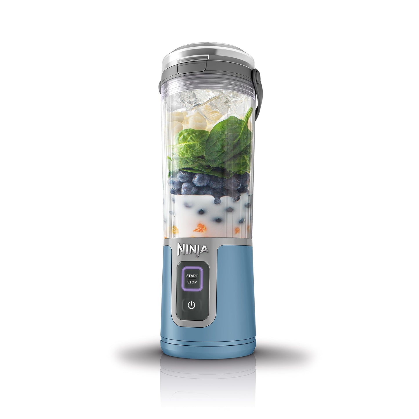 Ninja Blast Portable Blender, Cordless, 18oz. Vessel, Personal Blender for Shakes & Smoothies, BPA Free, Leakproof Lid, USB-C Rechargeable, Red, BC151CRC (Canadian Version)