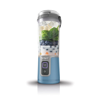 Ninja Blast Portable Blender, Cordless, 18oz. Vessel, Personal Blender for Shakes & Smoothies, BPA Free, Leakproof Lid, USB-C Rechargeable, Red, BC151CRC (Canadian Version)