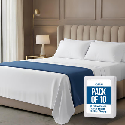Luxury Cooling Queen Bed Sheets — 4 Piece Set