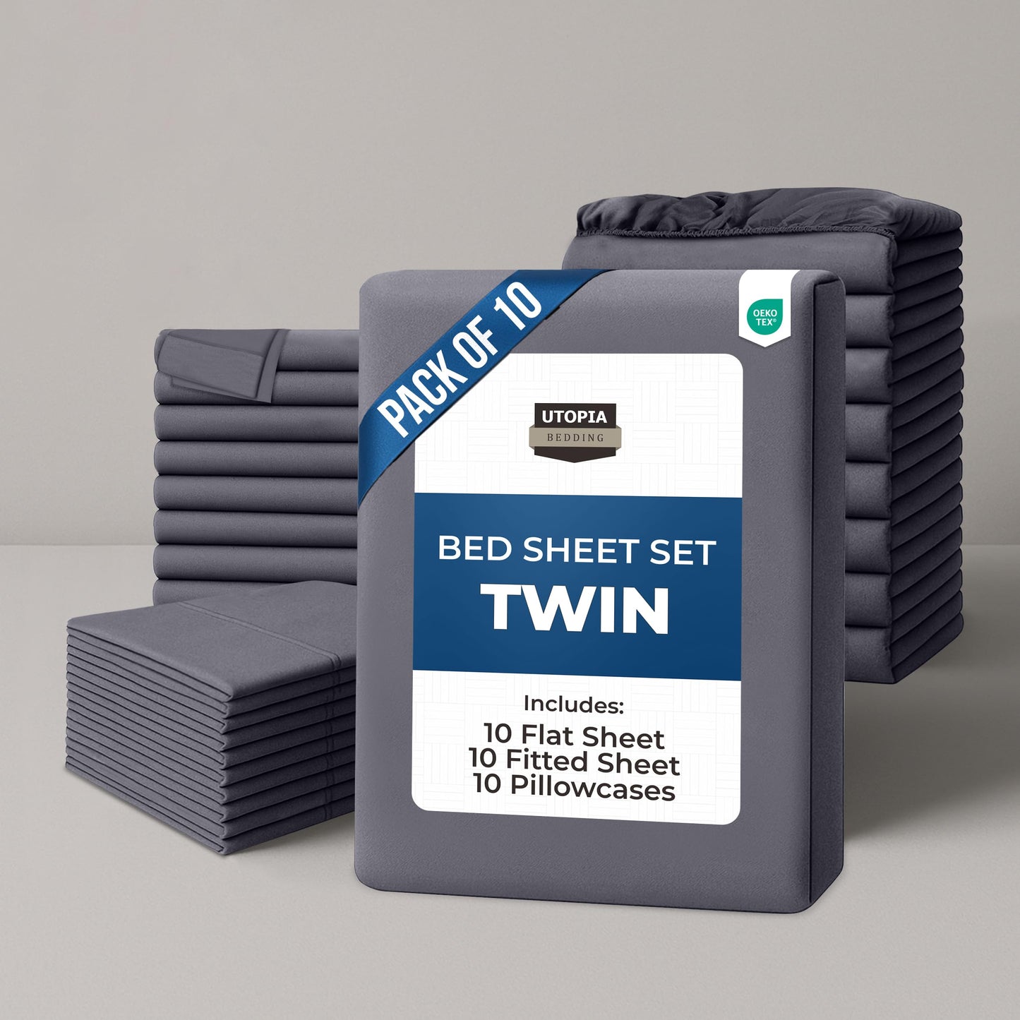 Luxury Cooling Queen Bed Sheets — 4 Piece Set