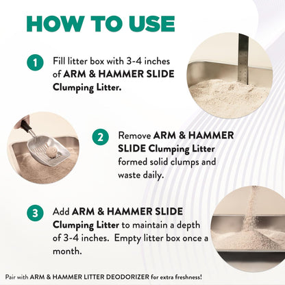 Arm & Hammer Slide Clumping Cat Litter — 12.7 kg