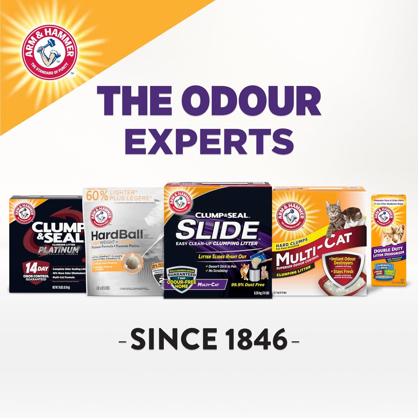 Arm & Hammer Slide Clumping Cat Litter — 12.7 kg