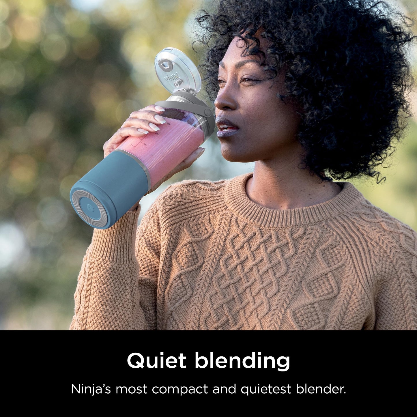 Ninja Blast Portable Blender, Cordless, 18oz. Vessel, Personal Blender for Shakes & Smoothies, BPA Free, Leakproof Lid, USB-C Rechargeable, Red, BC151CRC (Canadian Version)