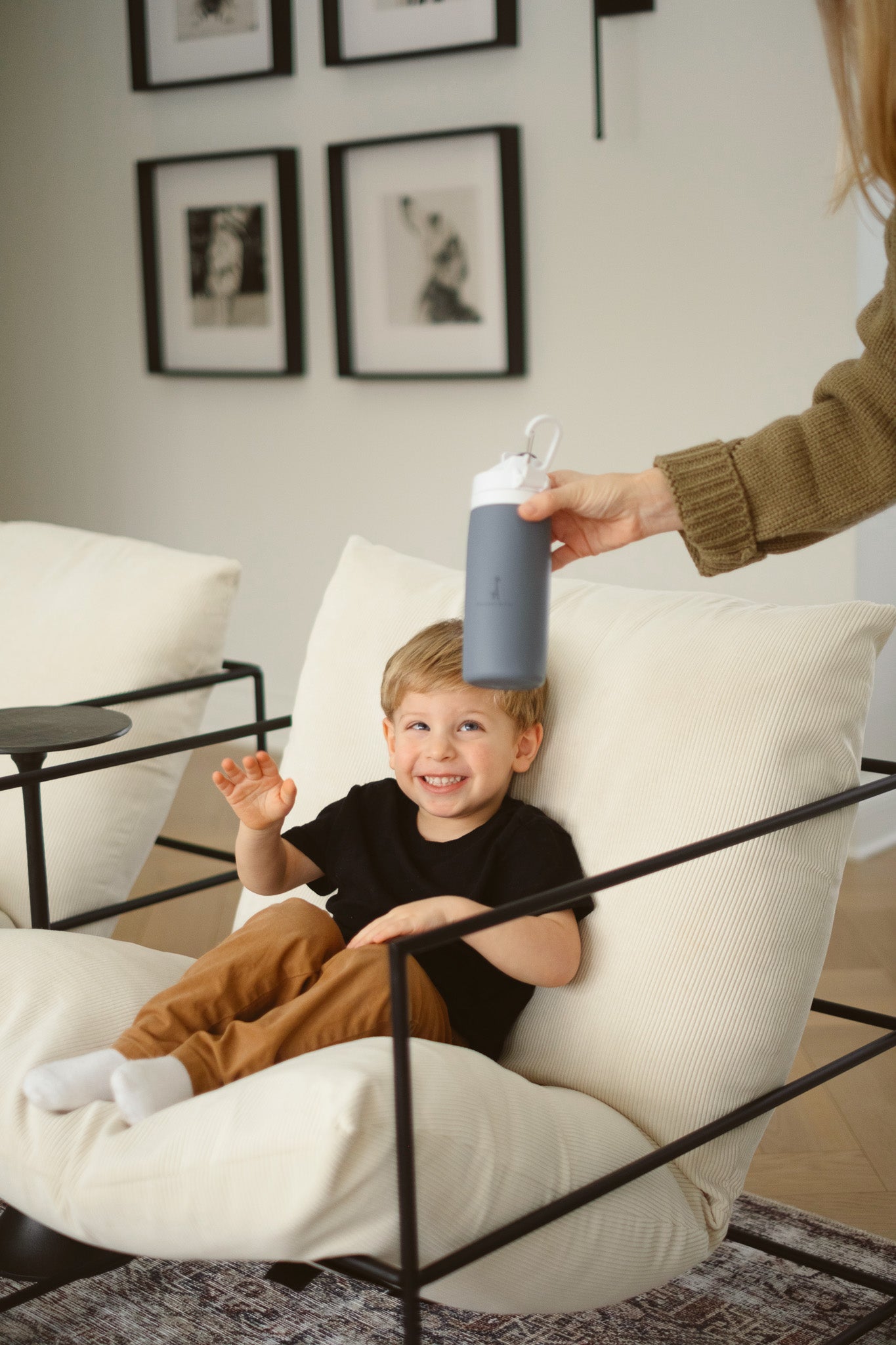 Silicone Kids Water Bottle 450ml — BPA-Free & Unbreakable