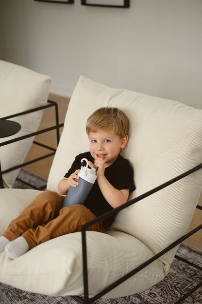 Silicone Kids Water Bottle 450ml — BPA-Free & Unbreakable