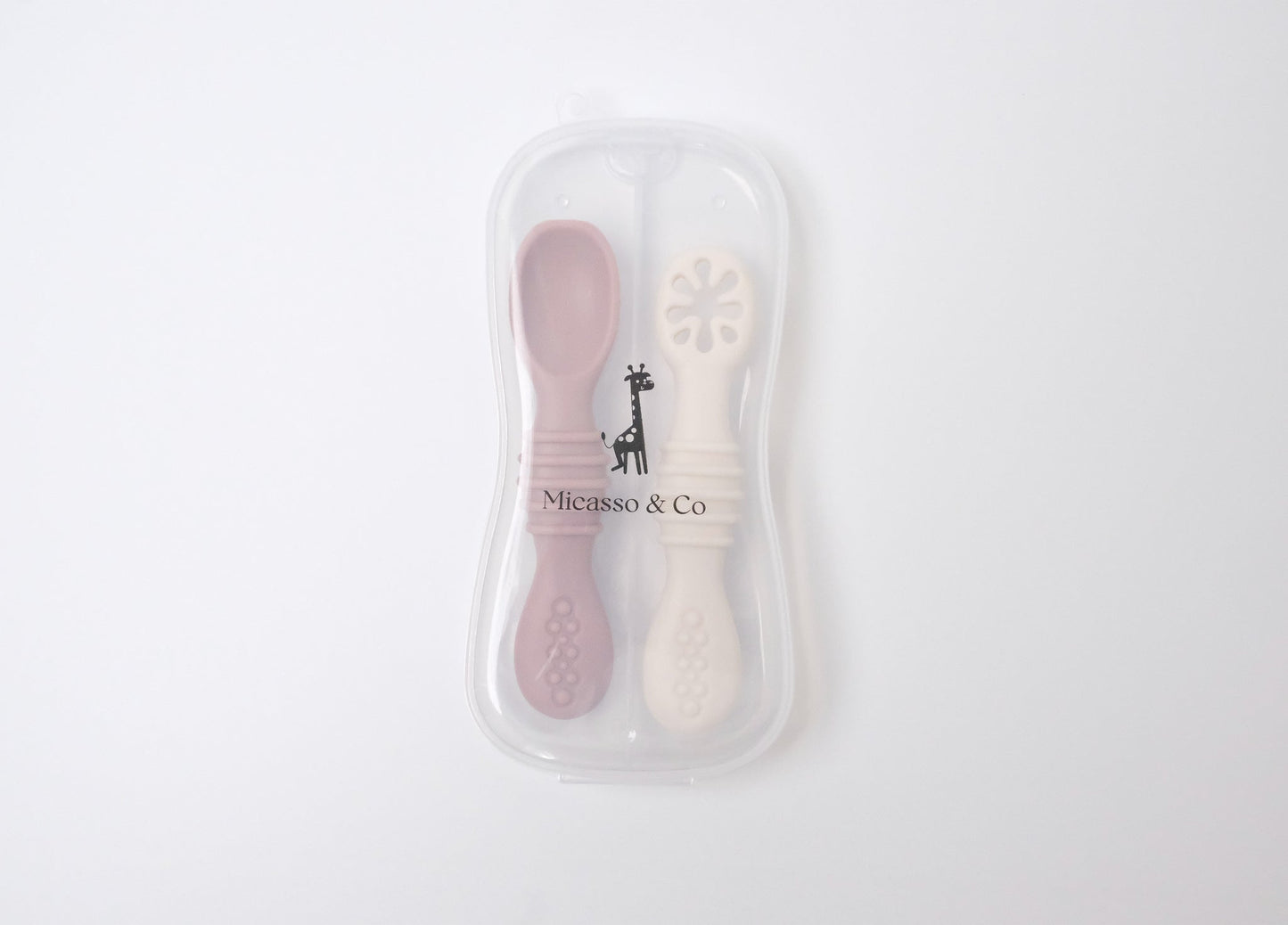 Silicone Learning Spoons — Baby Self-Feeding Set (2-Pack)