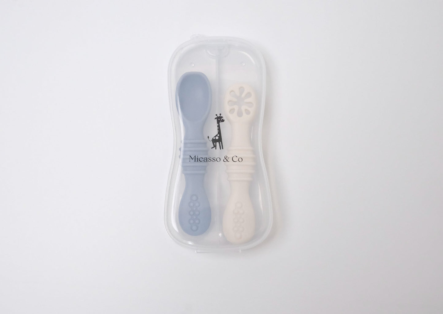 Silicone Learning Spoons — Baby Self-Feeding Set (2-Pack)