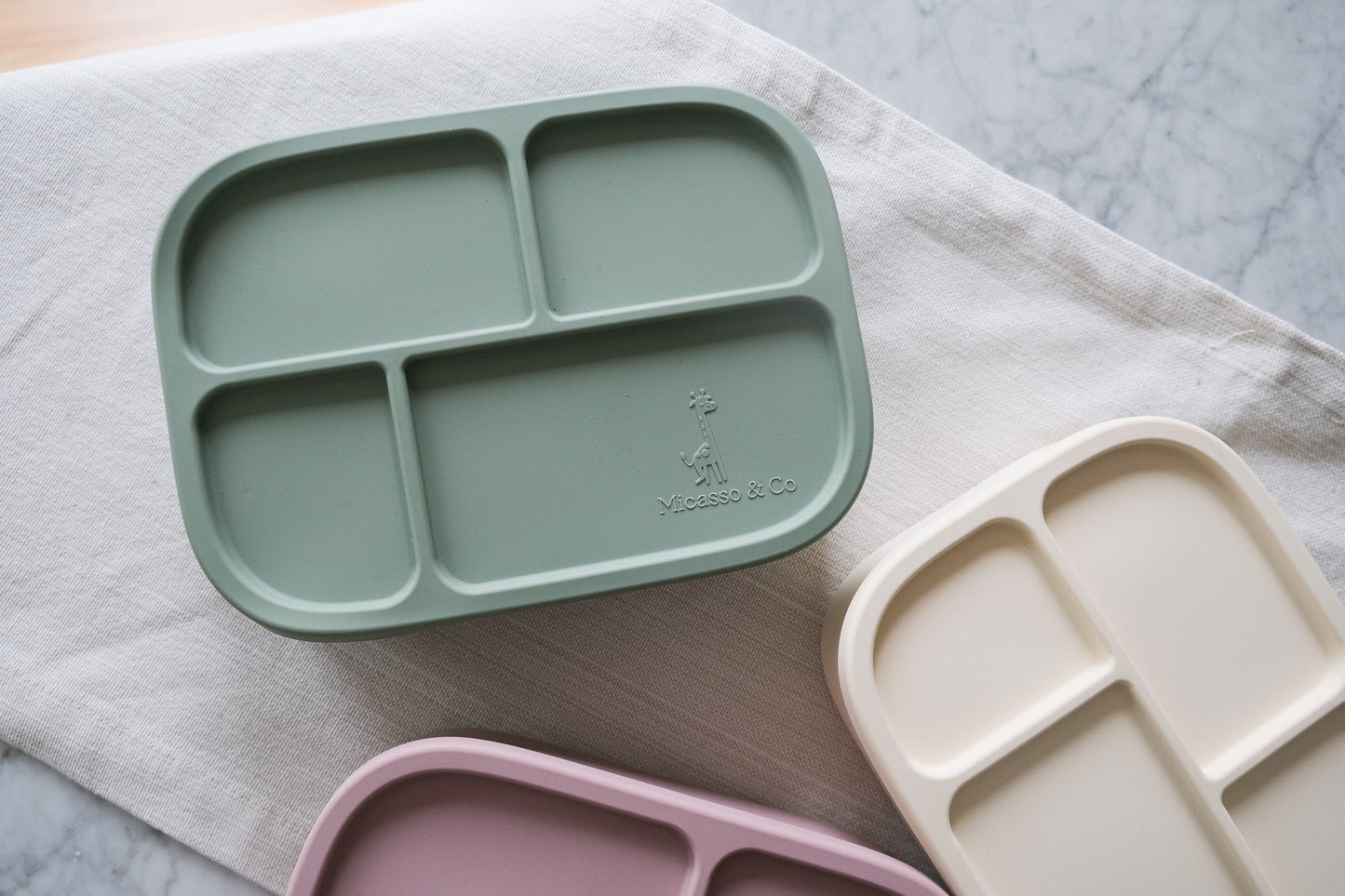 Silicone Bento Lunch Box — Leak-Resistant Kids Lunchbox