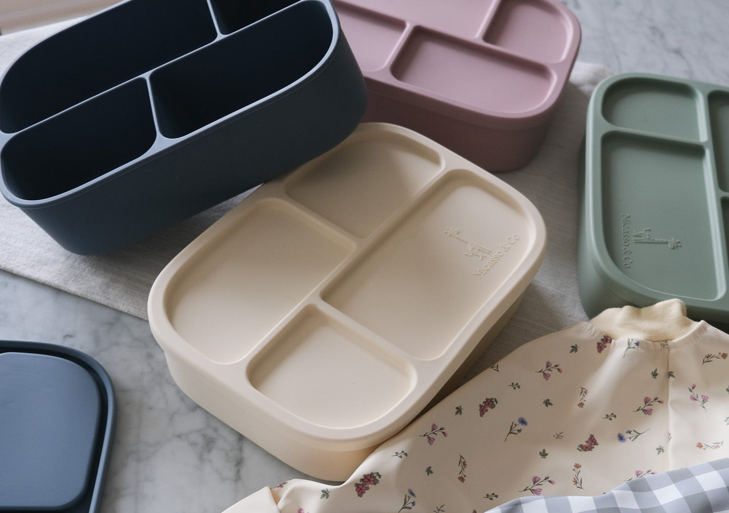 Silicone Bento Lunch Box — Leak-Resistant Kids Lunchbox