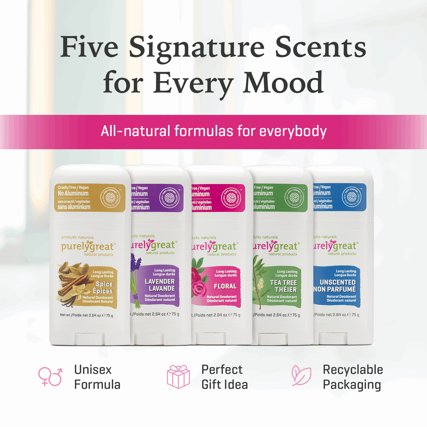 Floral Stick Deodorant