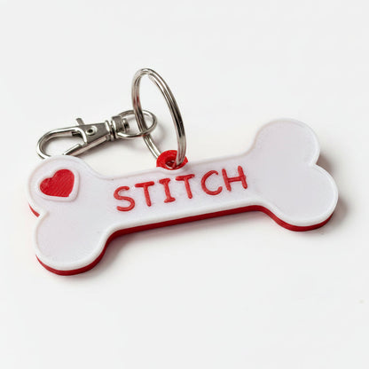 Personalized Pet ID Tag with Swivel Hook
