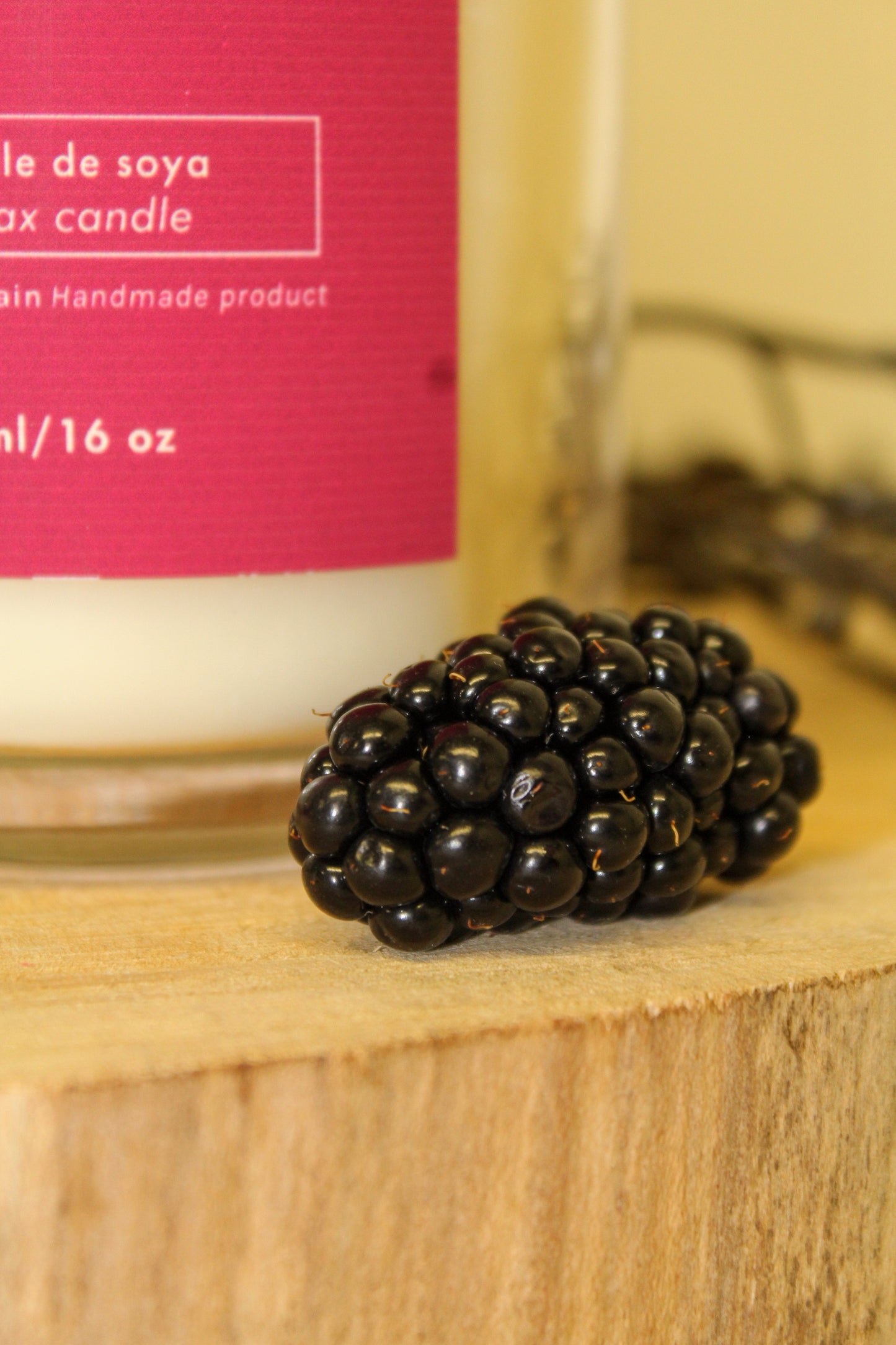 Chandelle de soya 16 oz - Mûre & Vanille