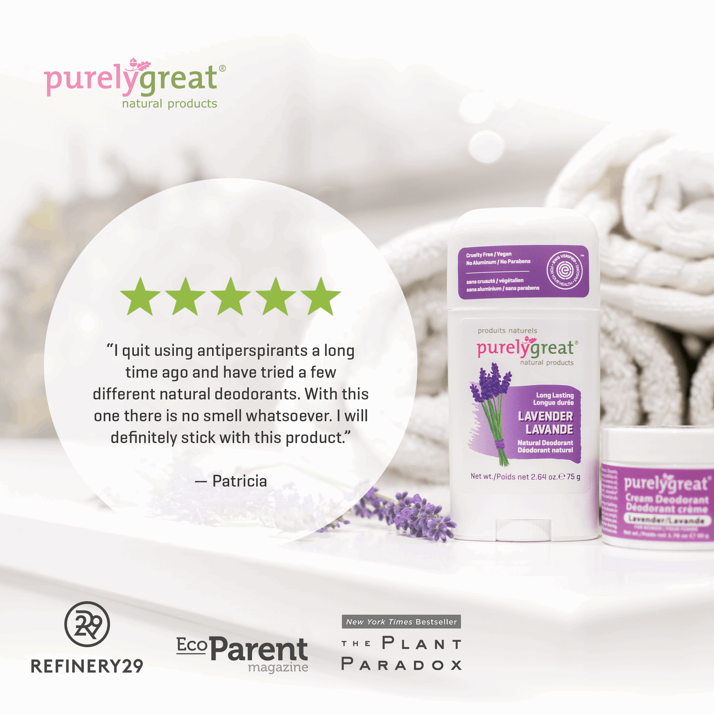 Lavender Cream Deodorant