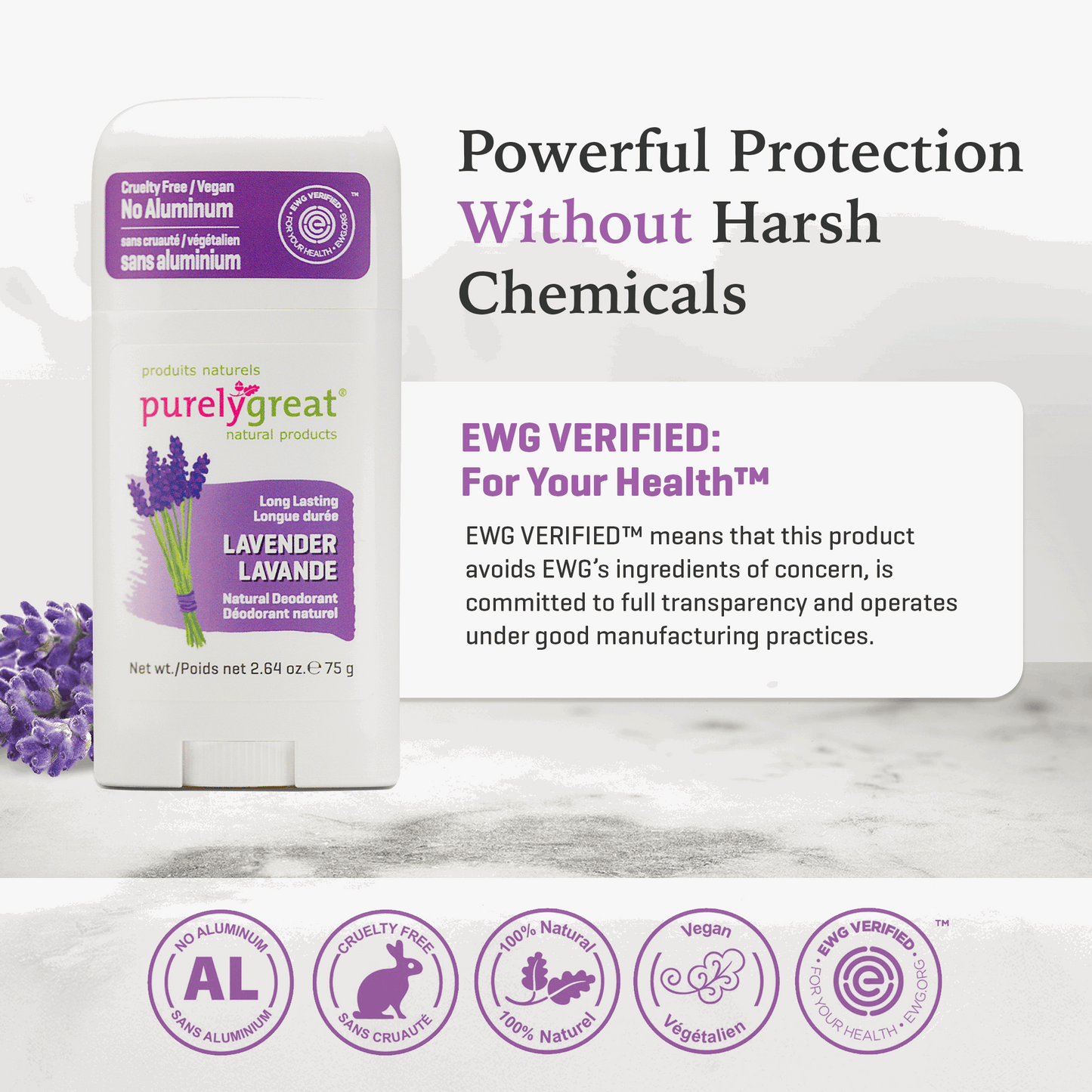 Lavender Stick Deodorant