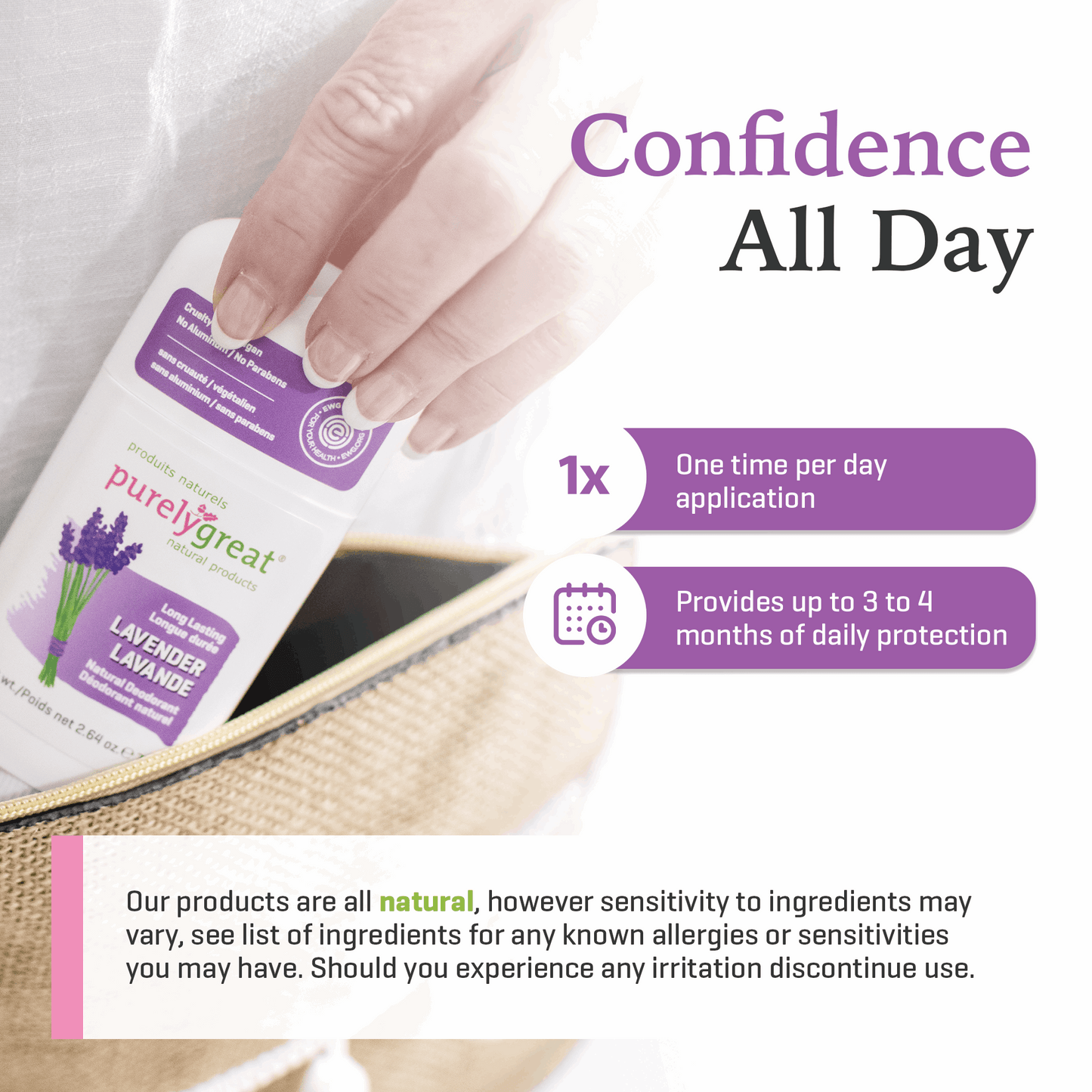 Lavender Stick Deodorant