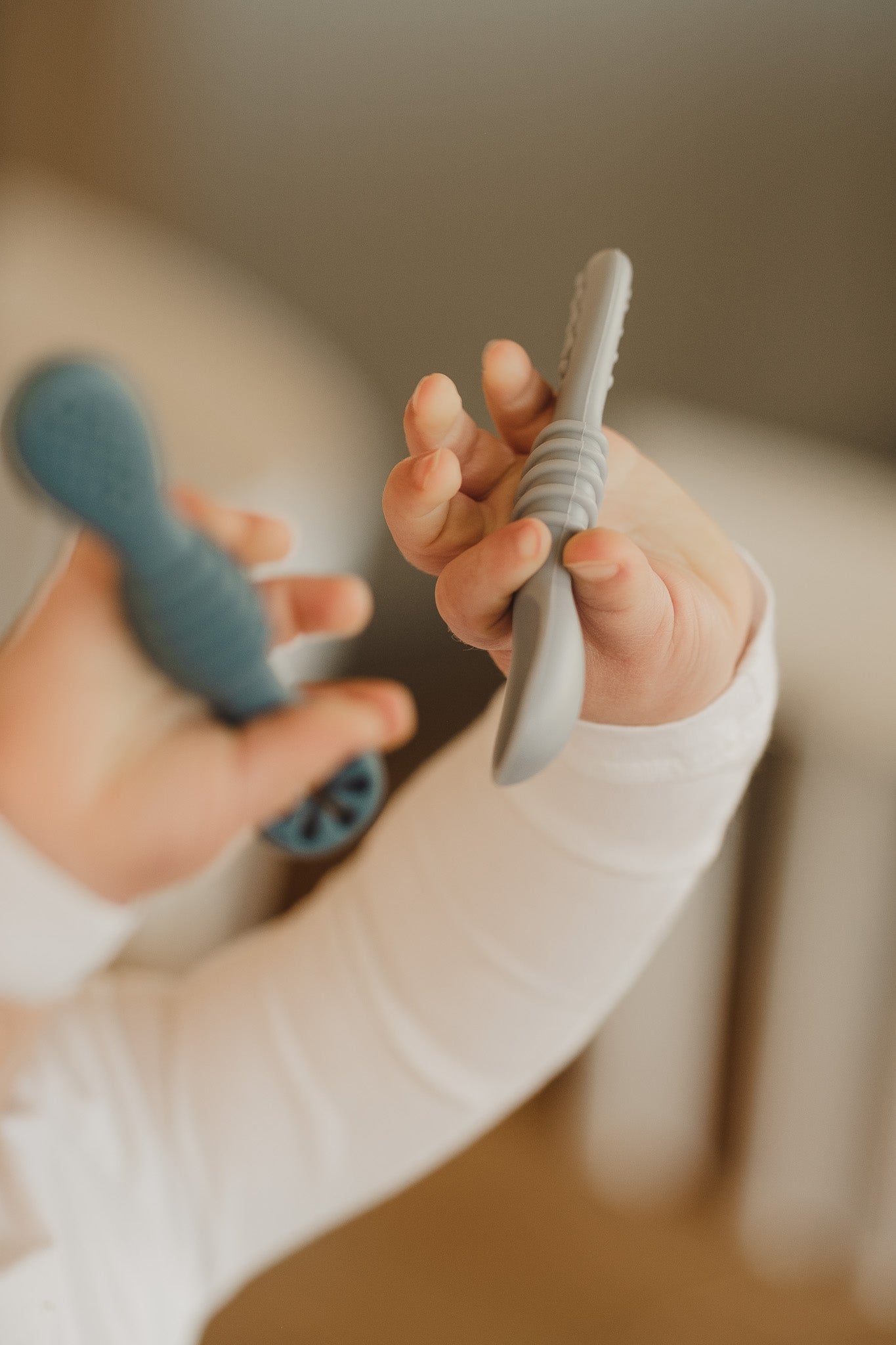 Silicone Learning Spoons — Baby Self-Feeding Set (2-Pack)