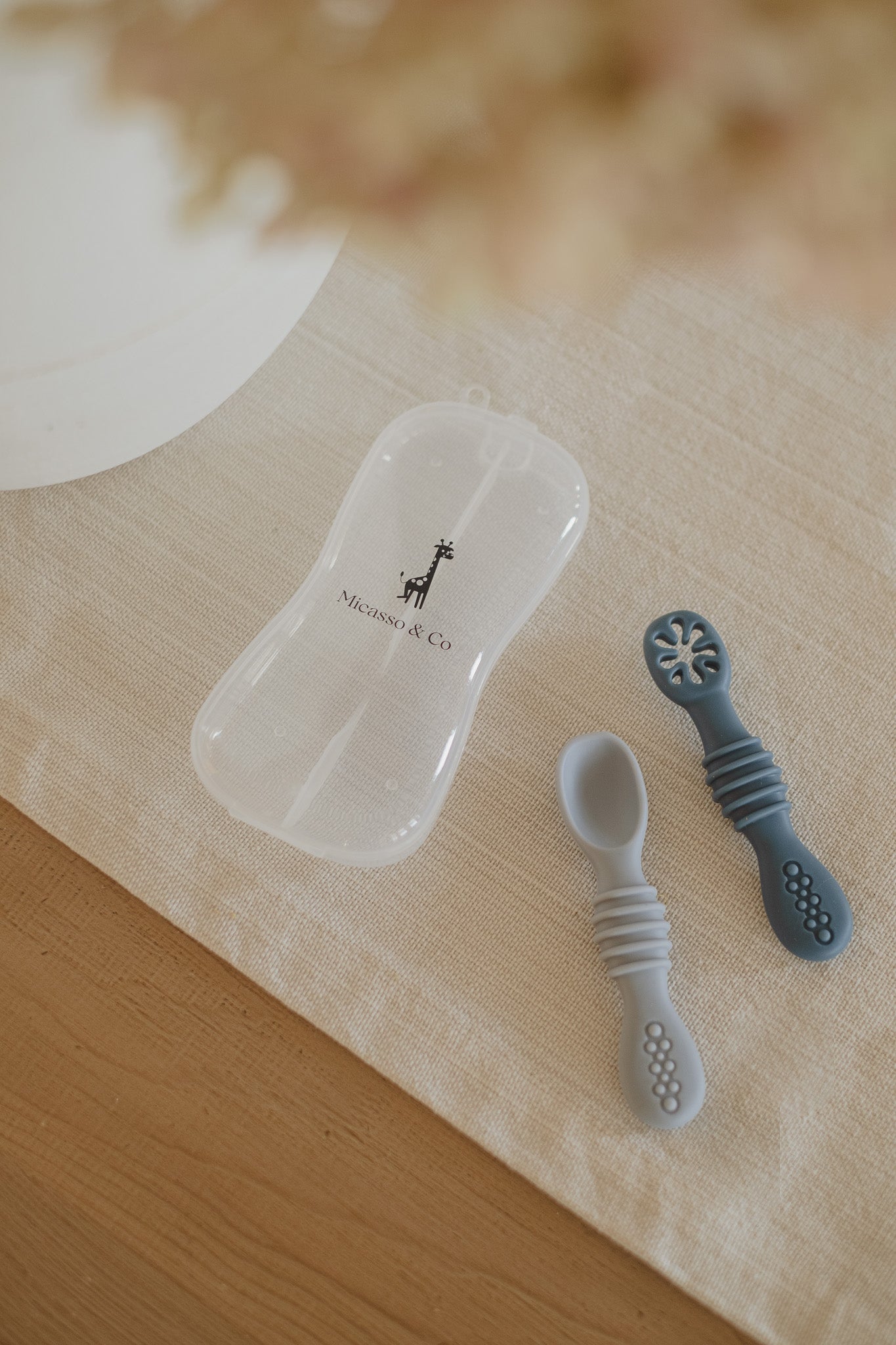Silicone Learning Spoons — Baby Self-Feeding Set (2-Pack)