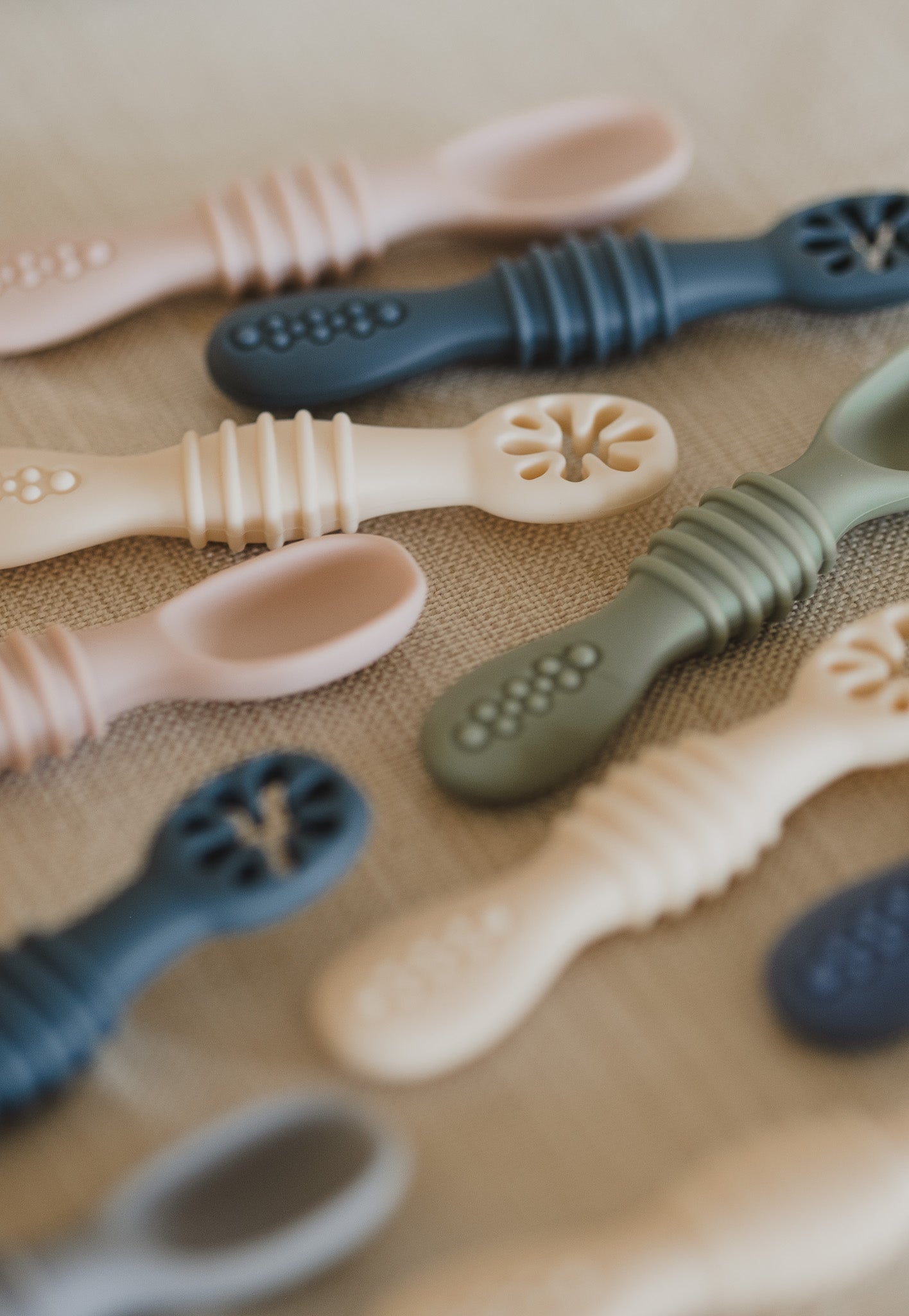 Silicone Learning Spoons — Baby Self-Feeding Set (2-Pack)