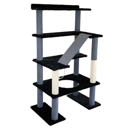 Maine Coon 65" Cat Tower - 5-Level Cat Tree