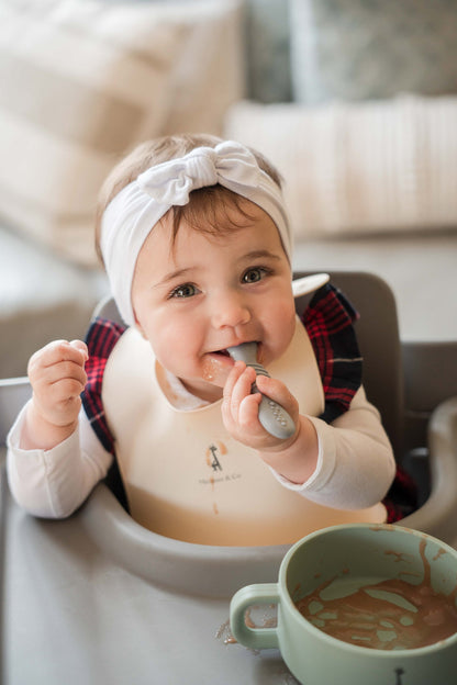 Silicone Learning Spoons — Baby Self-Feeding Set (2-Pack)