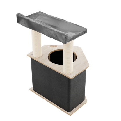 The Lodge Hideout - 2-Level Cat Tree