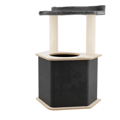 The Lodge Hideout - 2-Level Cat Tree