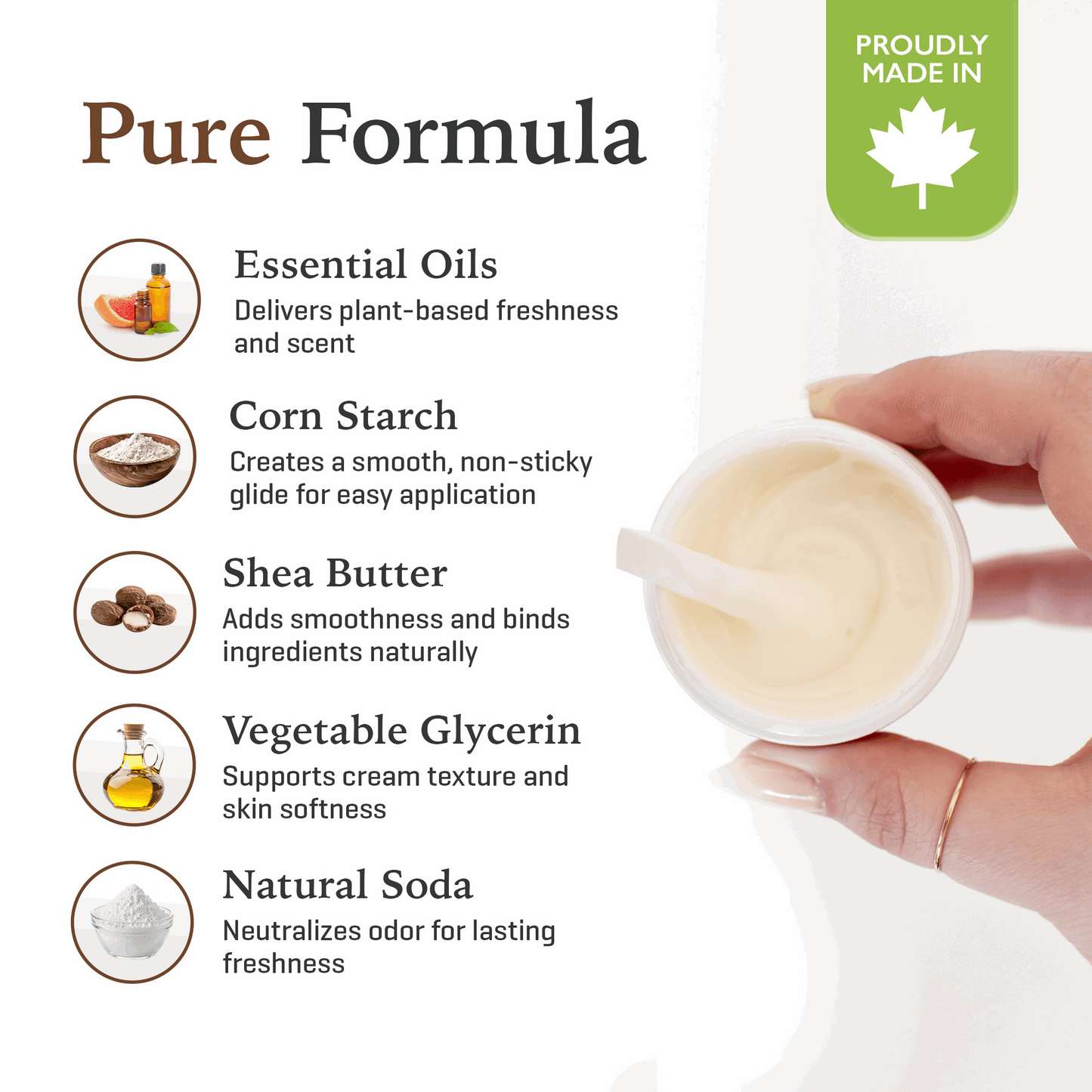 Patchouli Cream Deodorant