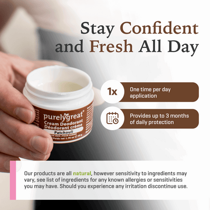 Patchouli Cream Deodorant