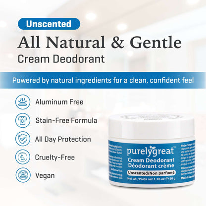 Unscented Cream Deodorant