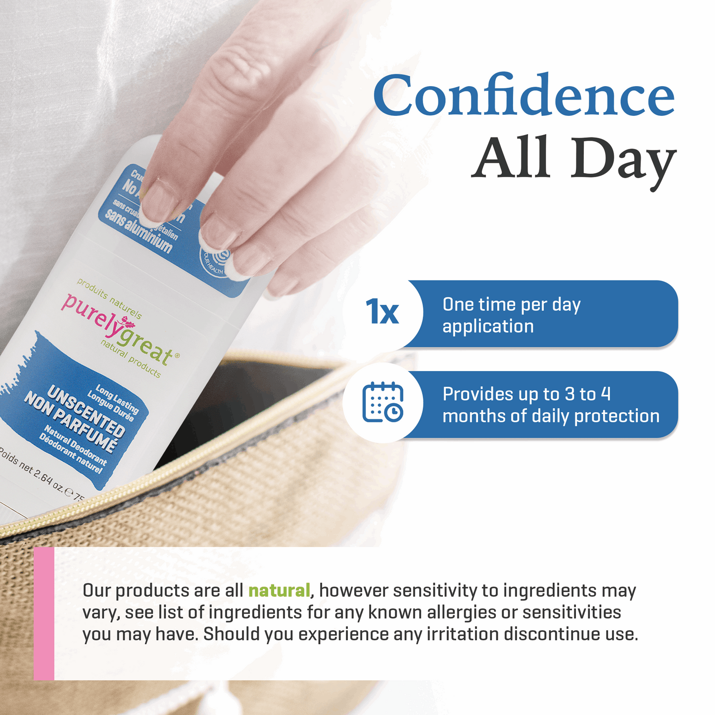 Unscented Stick Deodorant