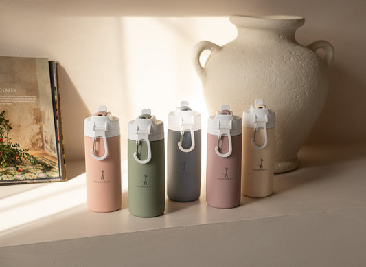 Silicone Kids Water Bottle 450ml — BPA-Free & Unbreakable