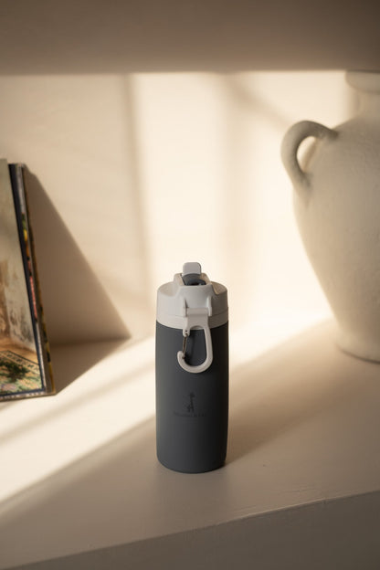 Silicone Kids Water Bottle 450ml — BPA-Free & Unbreakable