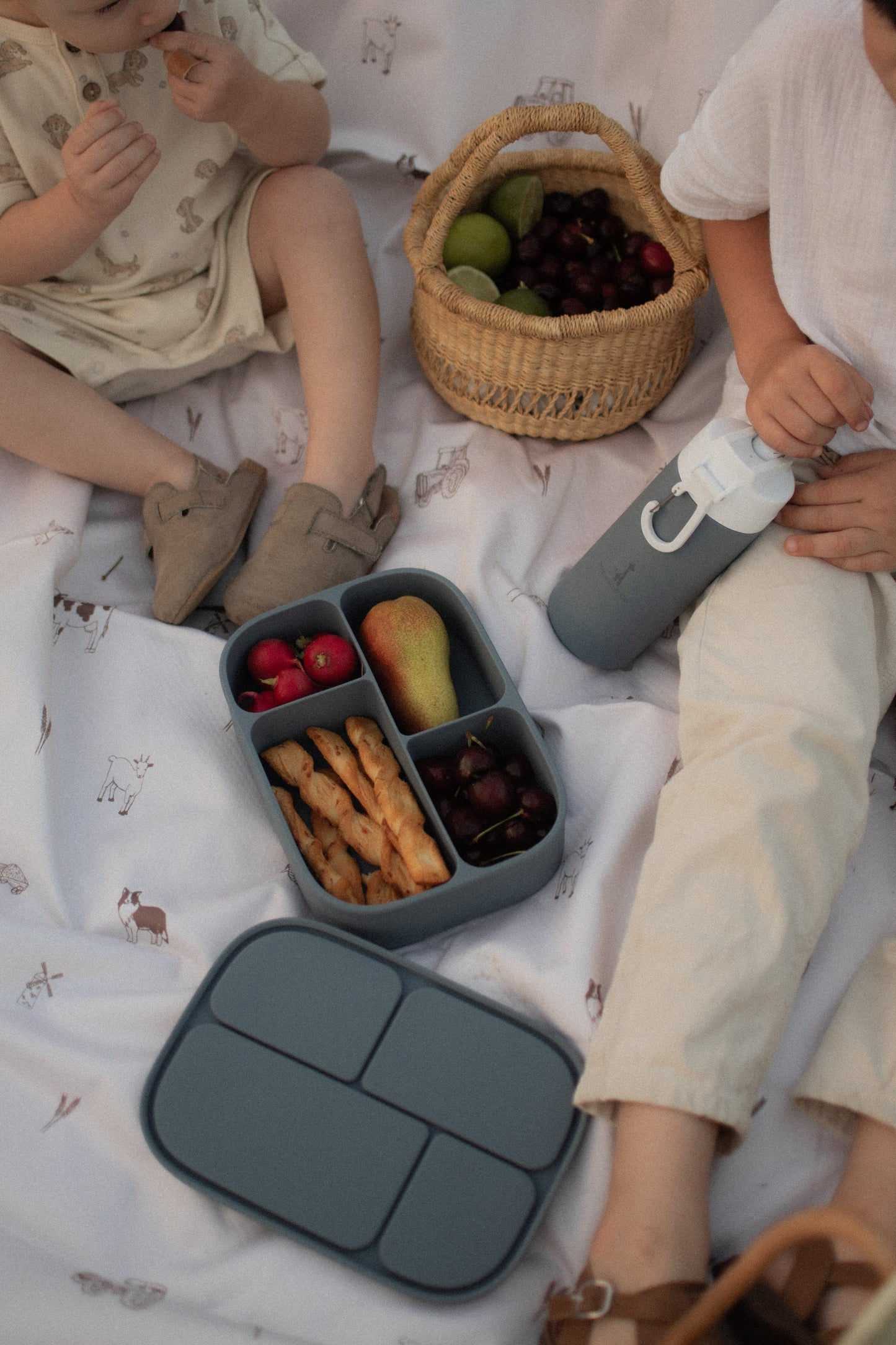 Silicone Bento Lunch Box — Leak-Resistant Kids Lunchbox