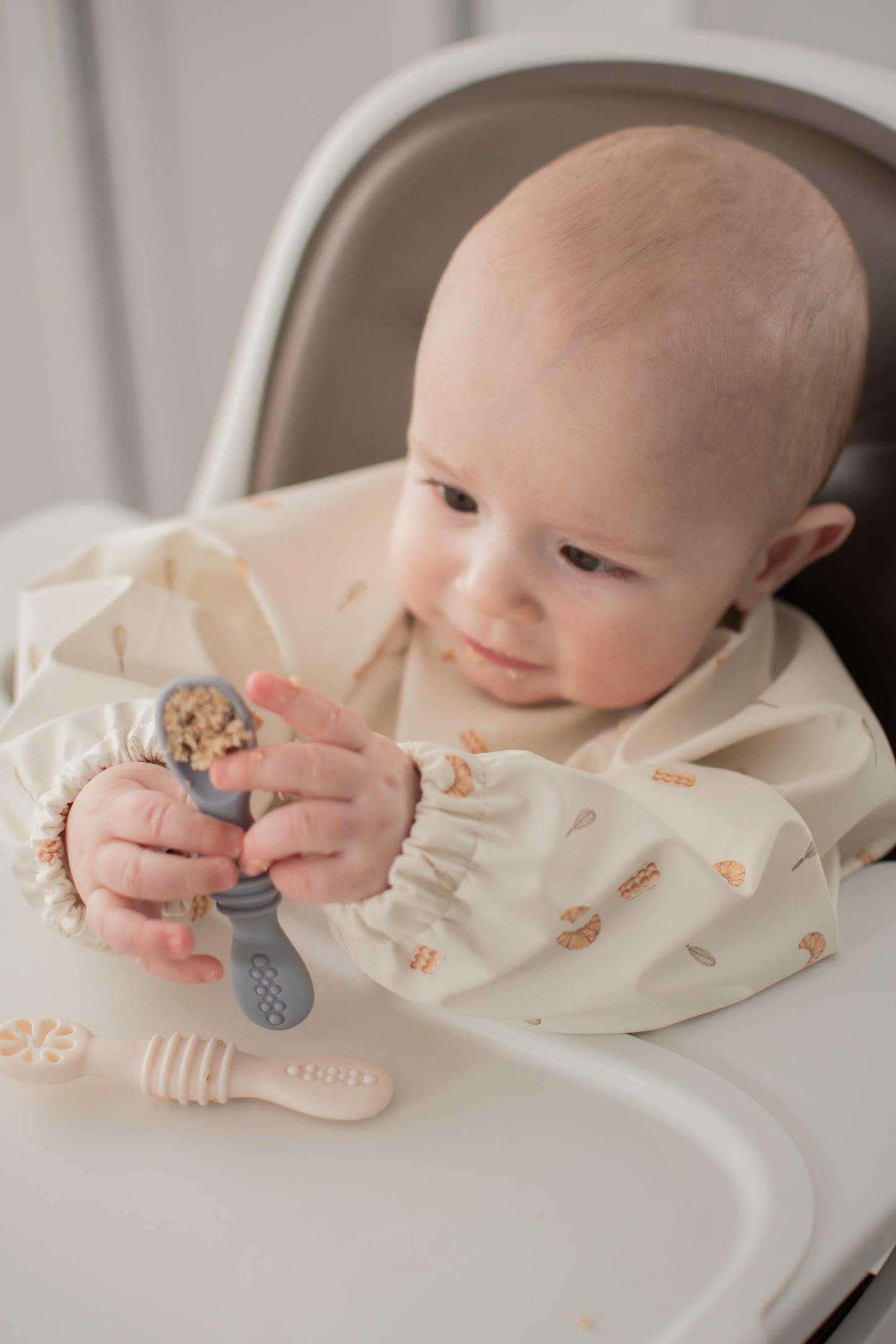 Silicone Learning Spoons — Baby Self-Feeding Set (2-Pack)